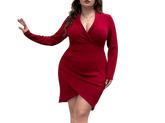 Plus Size Dress Manol - Short Dress