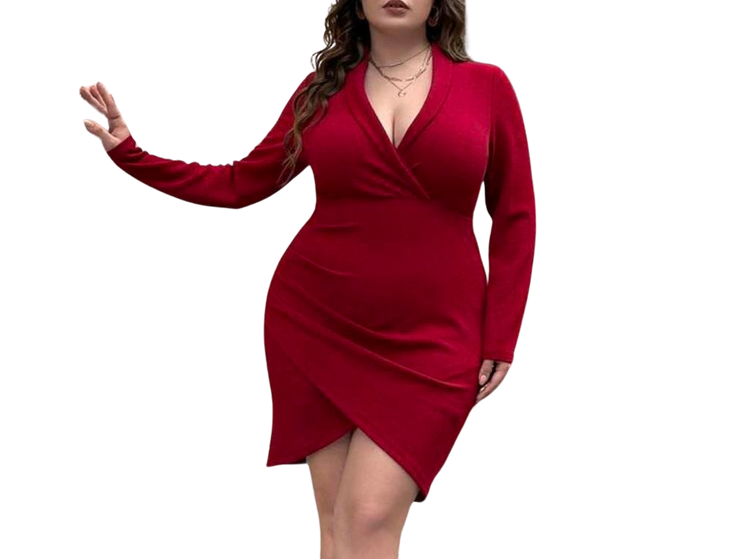 Plus Size Dress Manol - Short Dress
