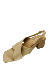 Curvy Soles Rosa - Widefit Block Ankle Strap Heels