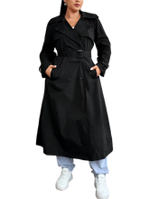 Plus Size Outerwear Raven - Trench Coat