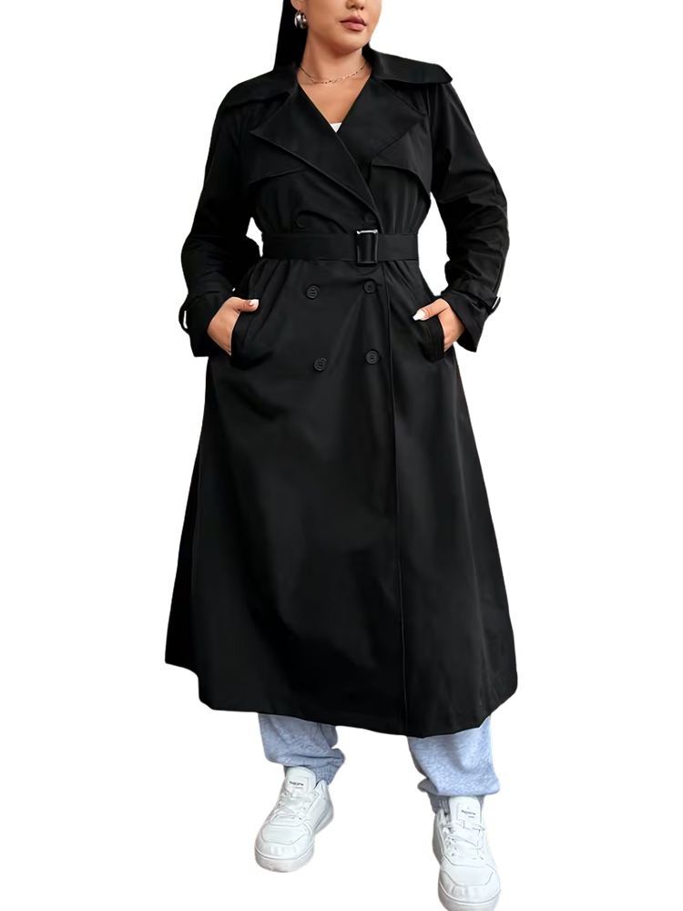 Plus Size Outerwear Raven - Trench Coat