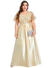 Plus Size Dress Goldymer - Glitter Ball Dress