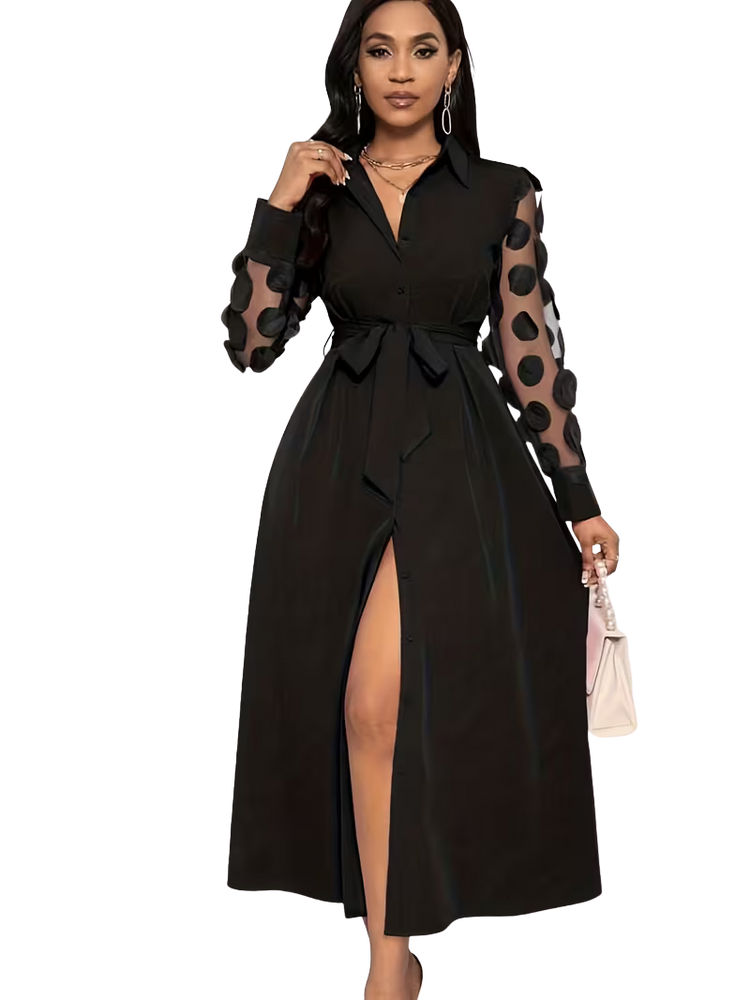 Plus Size Dress Telesia - Long Dress