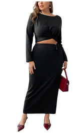 Plus Size Amelita - 2 Pieces Set Top & Skirt