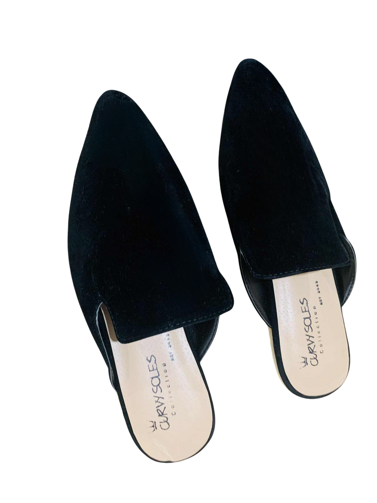 Curvy Soles Violeta - Wide Fit Half Shoes