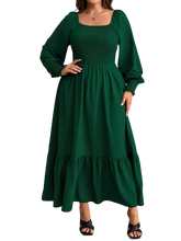 Plus Size Dress Venice - Shirred Dress