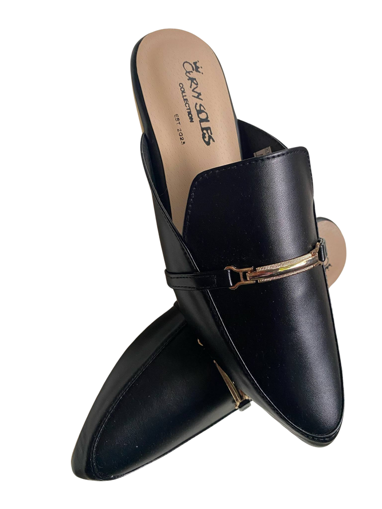 Curvy Soles Harmony - Wide Fit Half Shoes