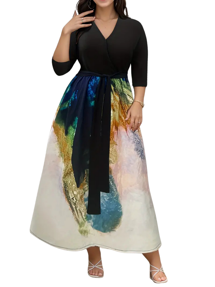 Plus Size Dress Delara - Ball Dress
