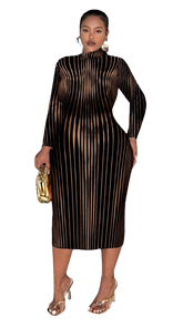 Plus Size Dress Tevita - Long Dress