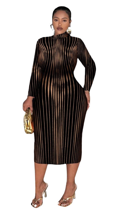 Plus Size Dress Tevita - Long Dress