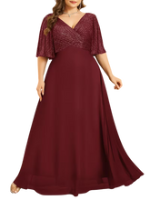 Plus Size Dress Ludovica - Sequin Ball Dress