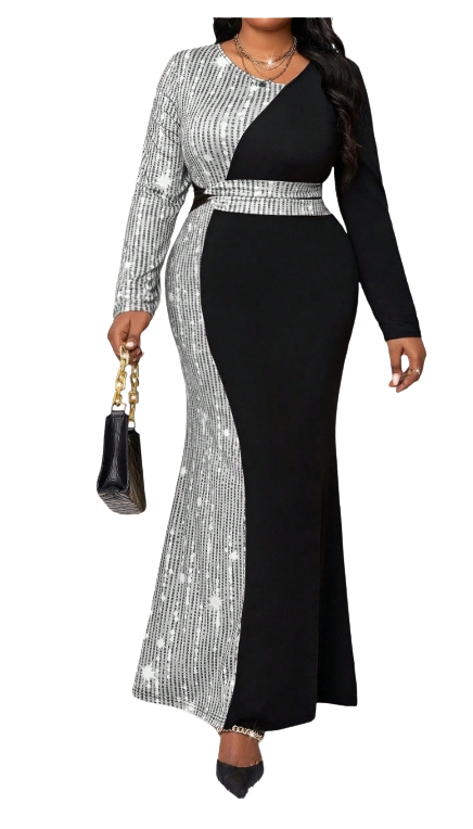 Plus Size Dress Malama - Long Dress