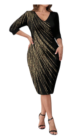 Plus Size Dress Nelia - Midi Dress