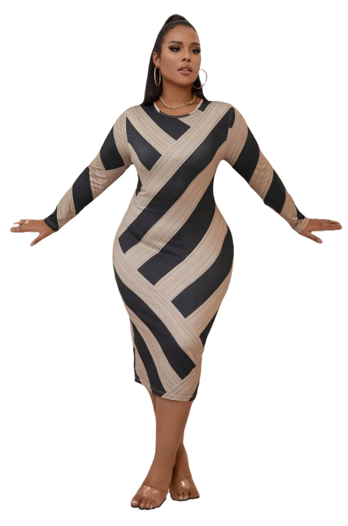 Plus Size Dress Desiree - Bodycon Dress
