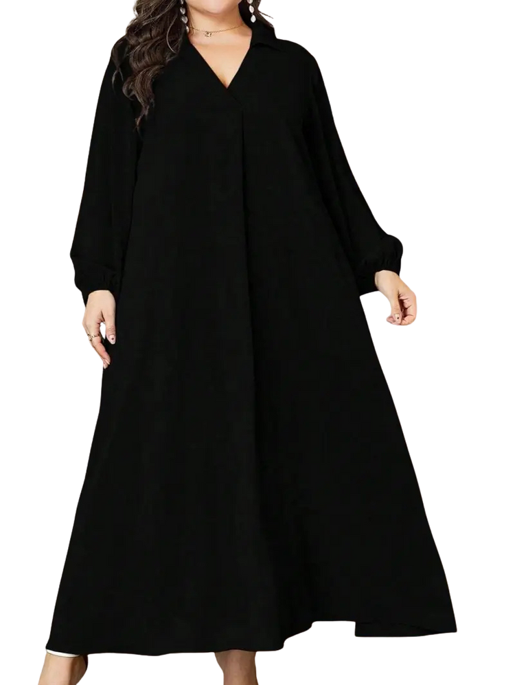 Plus Size Dress Glaiza - Long Dress