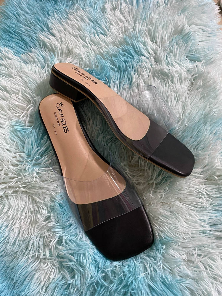 Curvy Soles Tina - Wide Fit Mini Heels