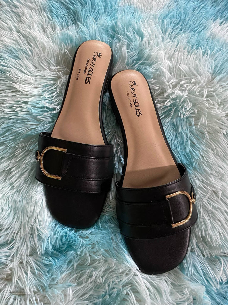 Curvy Soles Sabine - Wide Fit Mini Heels