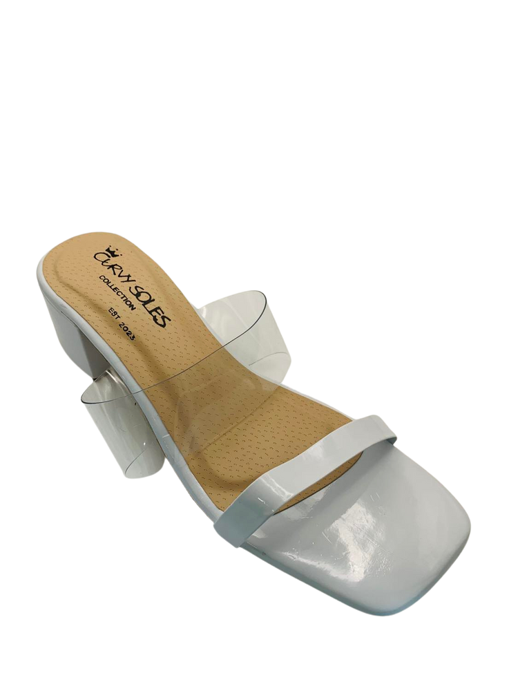 Curvy Soles Terry - Wide Fit Block Heels