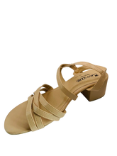 Curvy Soles Mave - Widefit Ankle Strap Block Heels