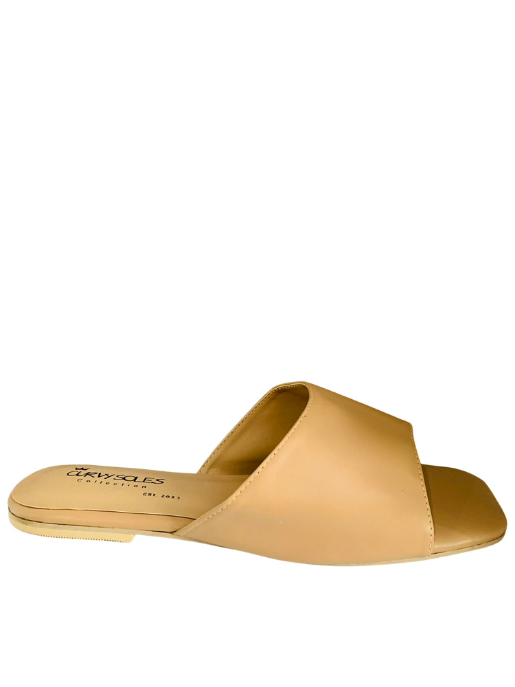 Curvy Soles Dimples - Wide Fit Flats