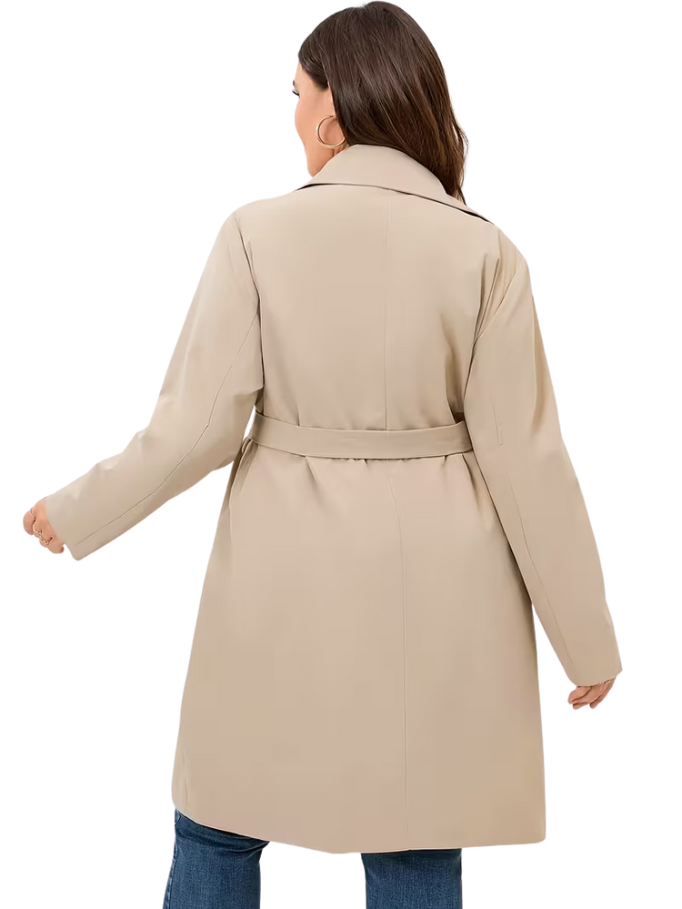 Plus Size Outerwear Molly - Double Breasted Coat