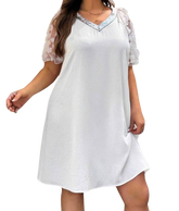 Plus Size Dress Beatrice - Short Dress