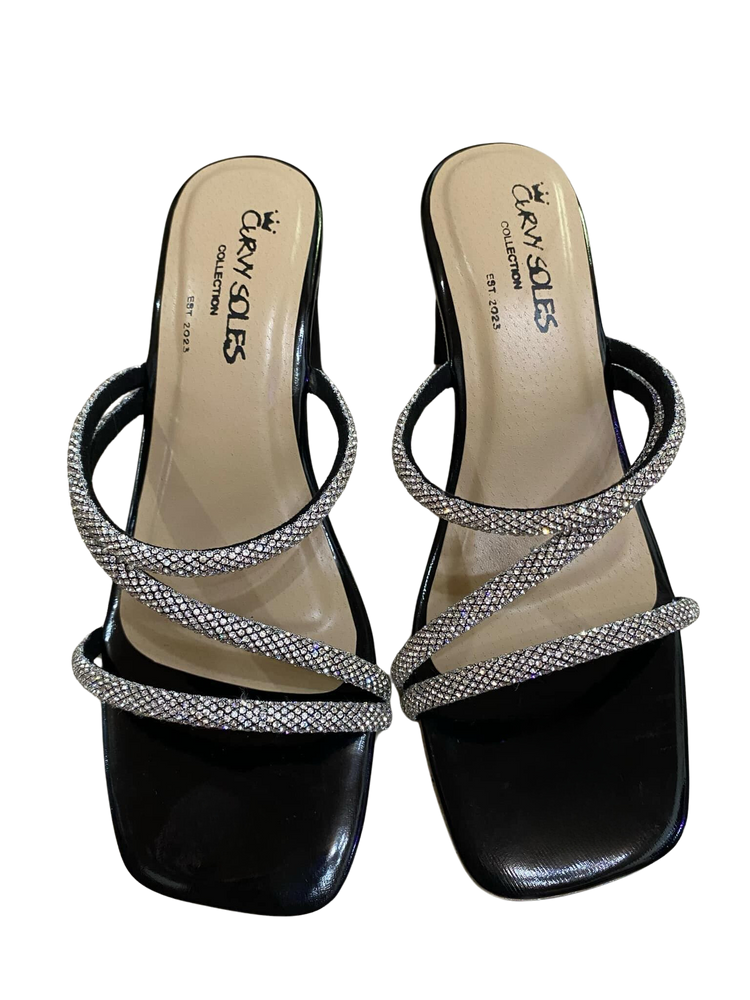 Curvy Soles Penelope - Wide Fit Block Heels