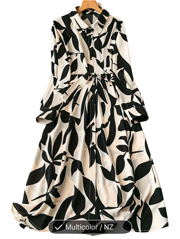 Plus Size Dress Cleofe - Long Dress