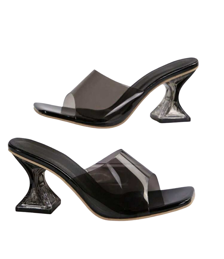 Curvy Soles Stella - Crystal Heels