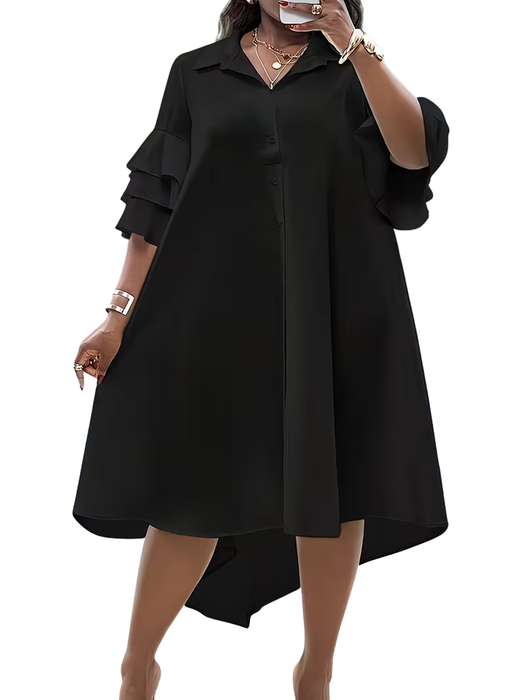 Plus Size Dress Vina - Midi Dress