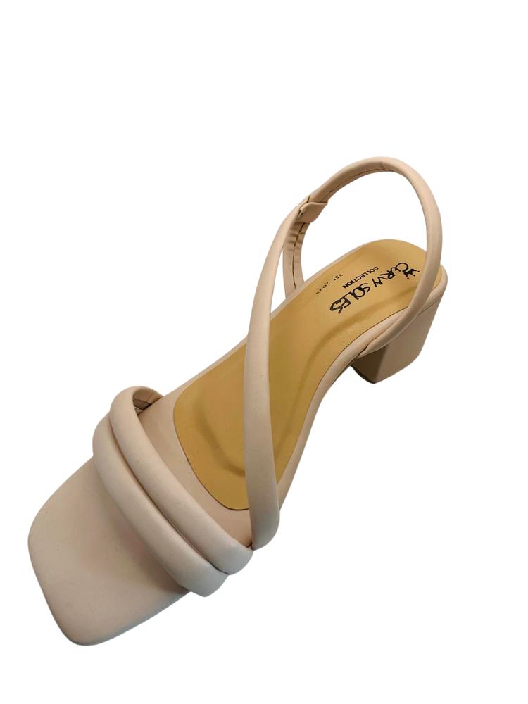Curvy Soles Tonette - Widefit Ankle Strap Block Heels