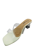 Curvy Soles Mercer - Widefit Clear Heels