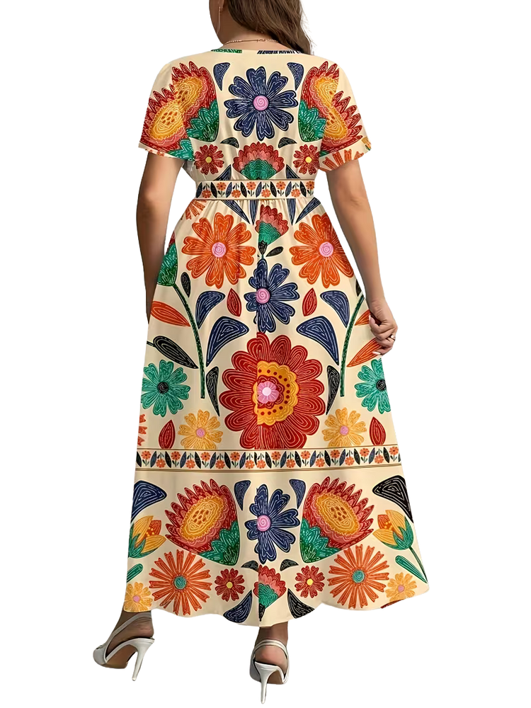 Plus Size Dress Lorraine- Long Dress