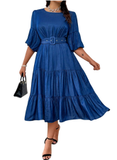 Plus Size Dress Vanessa- Midi Dress