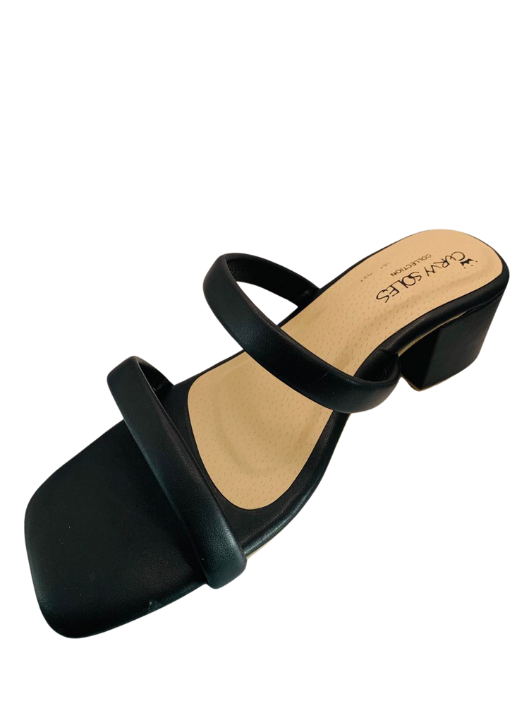 Curvy Soles Tetchie - Widefit Block Heels