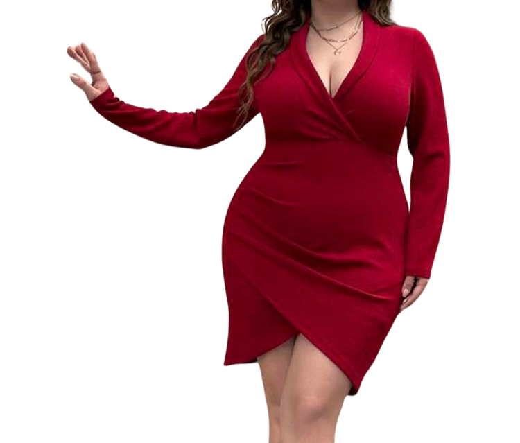 Plus Size Dress Tracey - Short Dress