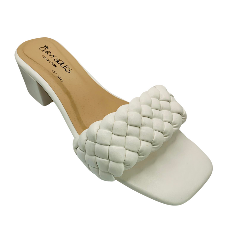 Curvy Soles Carousel - Widefit Block Heels