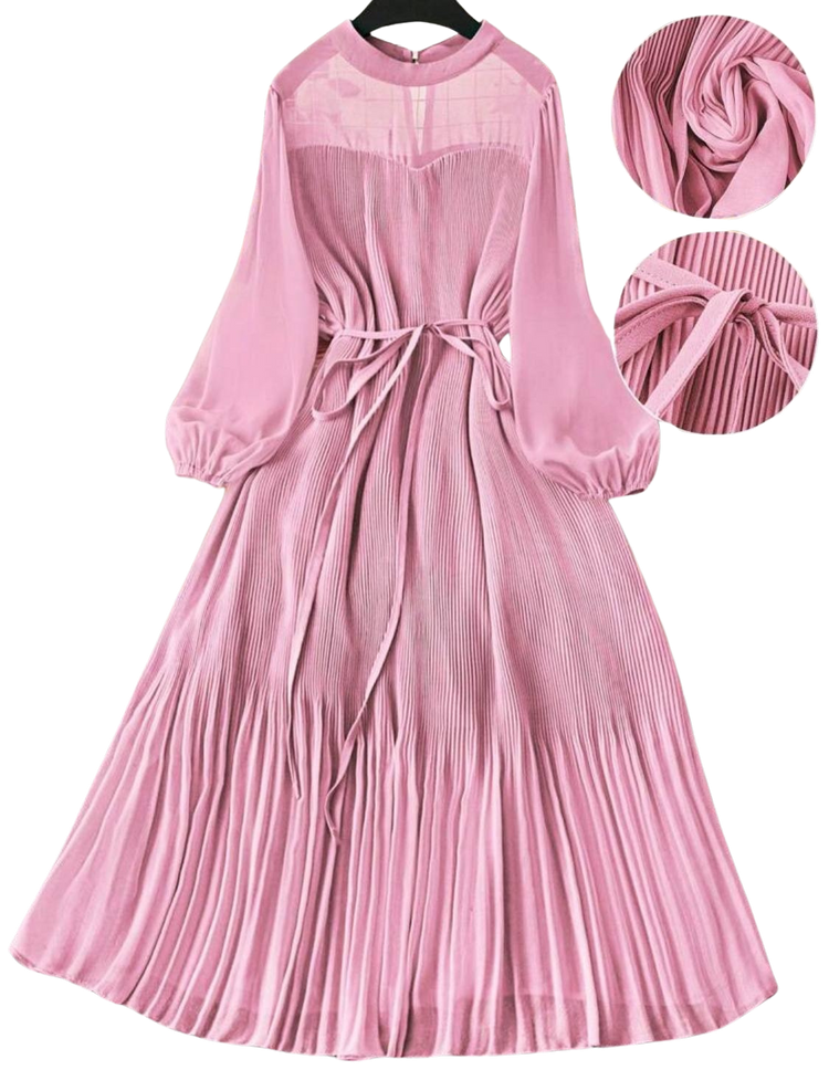 Plus Size Dress Antonette - Pleated Dress