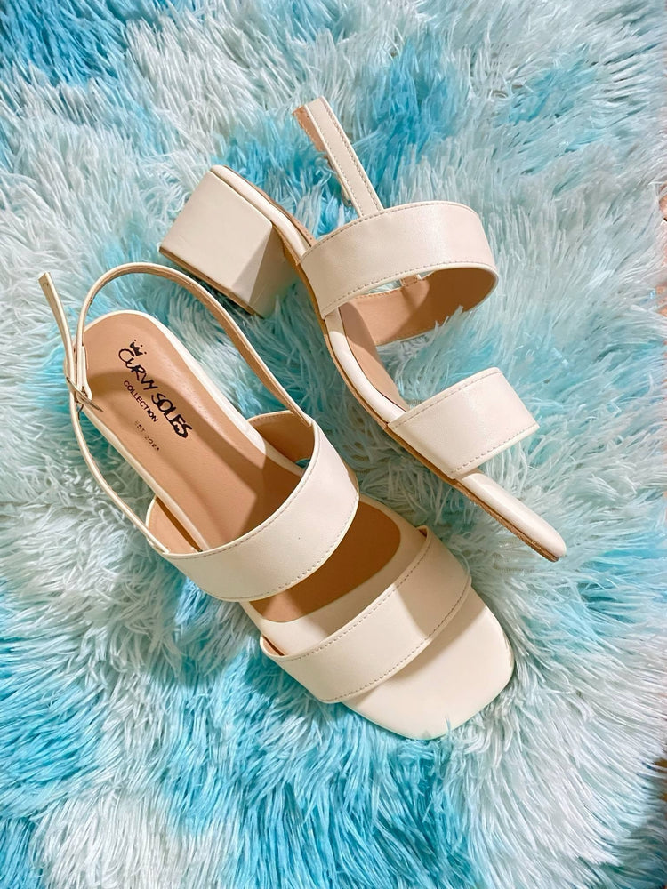 Curvy Soles Ivana - Wide Fit Womens Block Heels