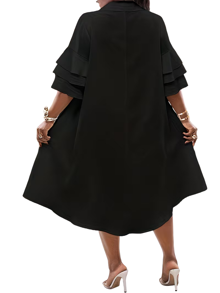 Plus Size Dress Vina - Midi Dress