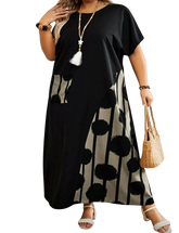 Plus Size Dress Yeni - Long Dress