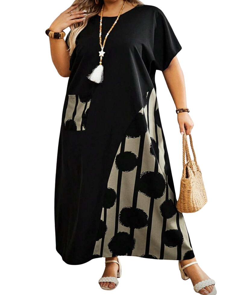Plus Size Dress Yeni - Long Dress