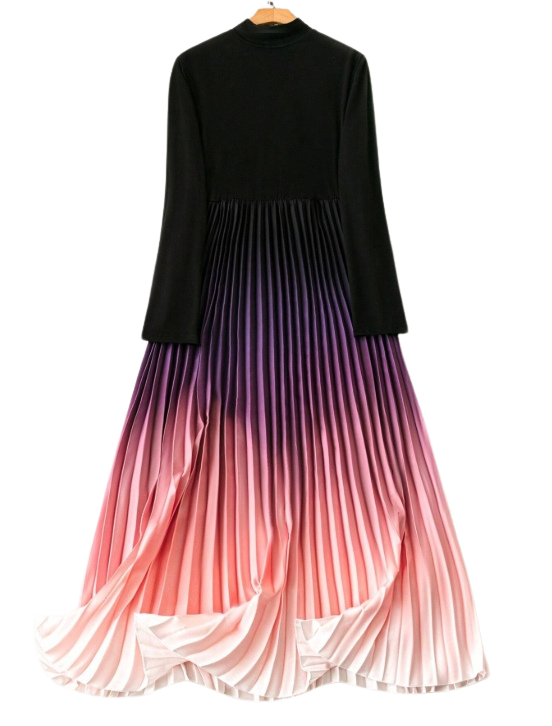 Plus Size Dress Andrea - Pleated Dress