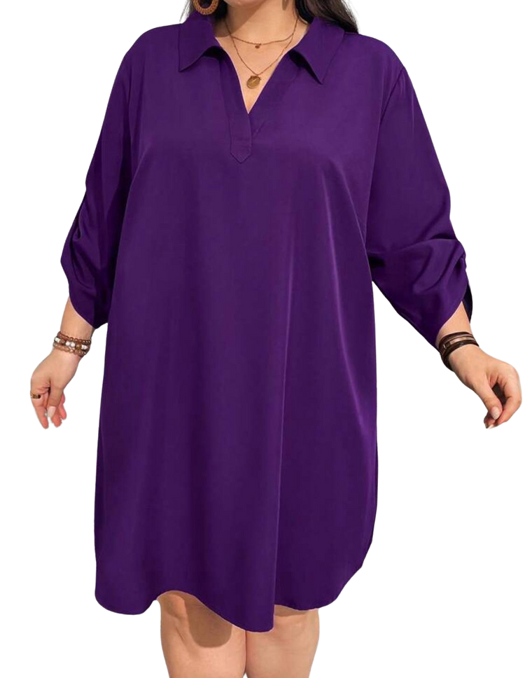 Plus Size Dress Cassey - Shirt Dress