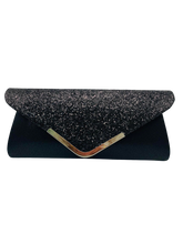 Curvy Plus Bianca - Evening Glitter Clutch Bag