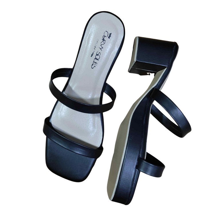 Curvy Soles Lucia - Wide Fit Block Heels