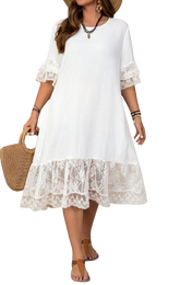 Plus Size Dress Helena -Lace Dress