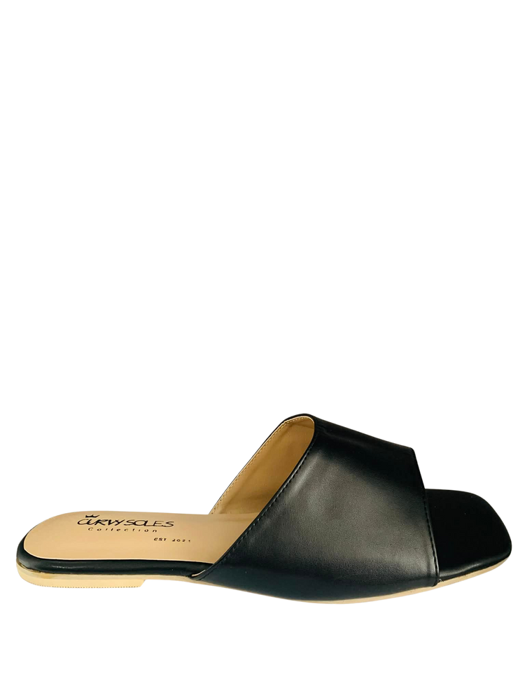 Curvy Soles Dimples - Wide Fit Flats