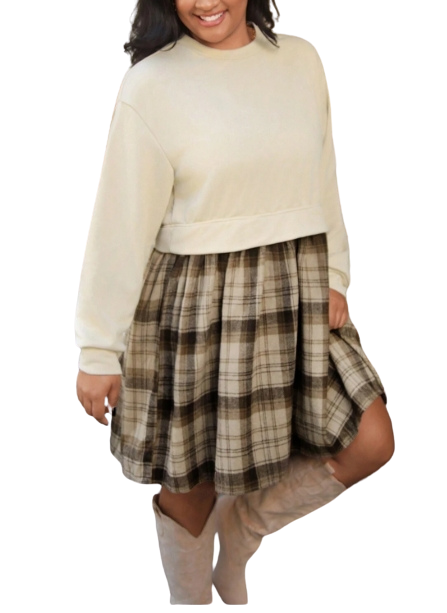 Plus Size Dress Miles - Midi Dress