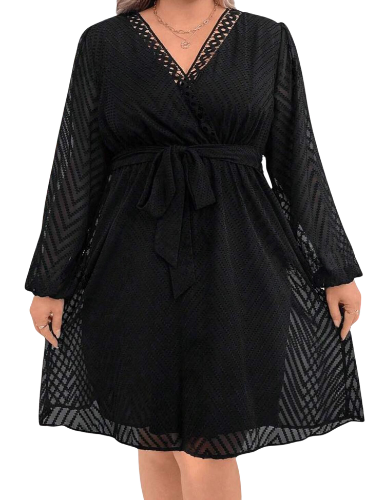 Plus Size Dress Roshin - Short Dress